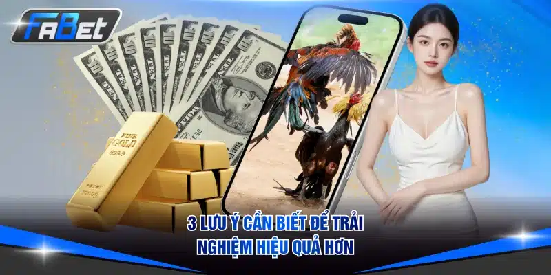 3 lưu ý cần biết để trải nghiệm hiệu quả hơn